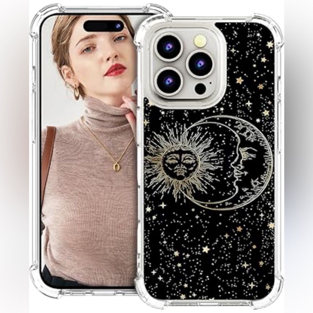 Star and Moon Celestial IPhone 15 Pro Max Case
